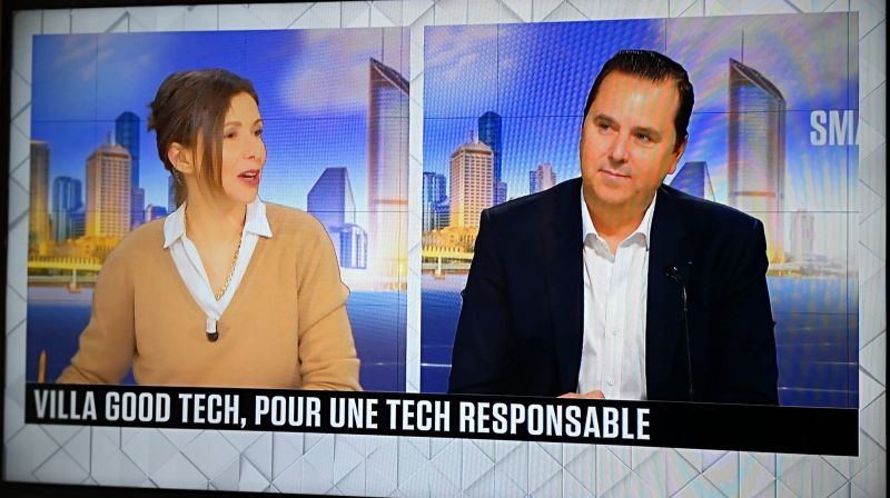 [About this morning...] En direct du plateau TV de l'émission Smart Tech sur BSM
