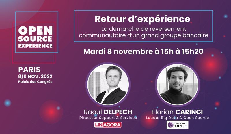 [J-5] Nous vous donnons rendez-vous la semaine prochaine à Open Source Experience les 8 et 9 novembre.