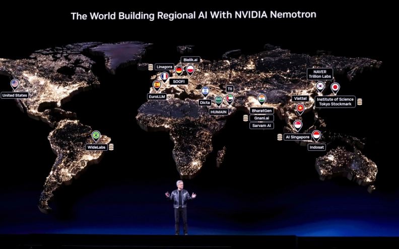 LINAGORA parmi les partenaires régionaux de la carte NVIDIA Nemotron, présentée en keynote.