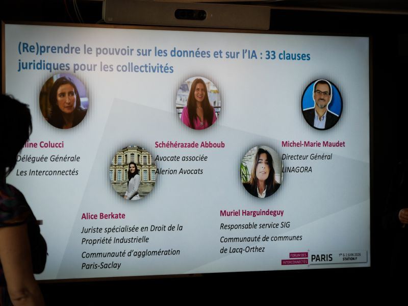 Merci à Céline Colucci et à toute l'équipe des Interconnectés pour l'invitation à témoigner au Forum Les Interconnectés à STATION F !