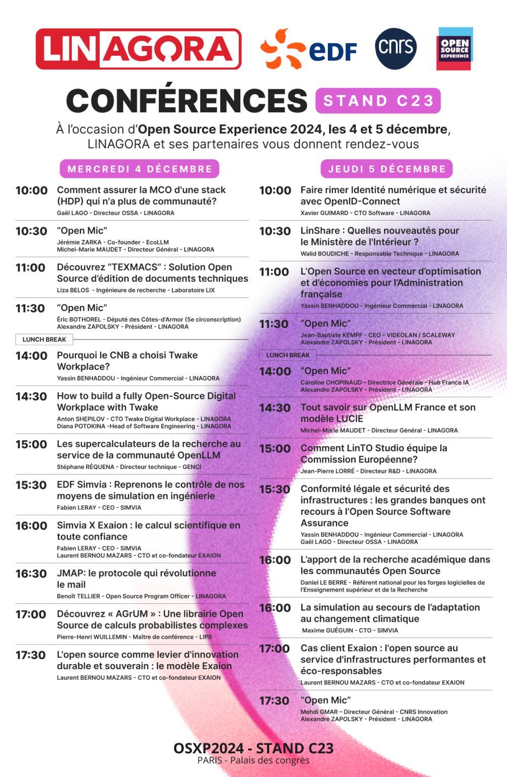 🚨 [Open Source Experience 2024] ça commence demain !