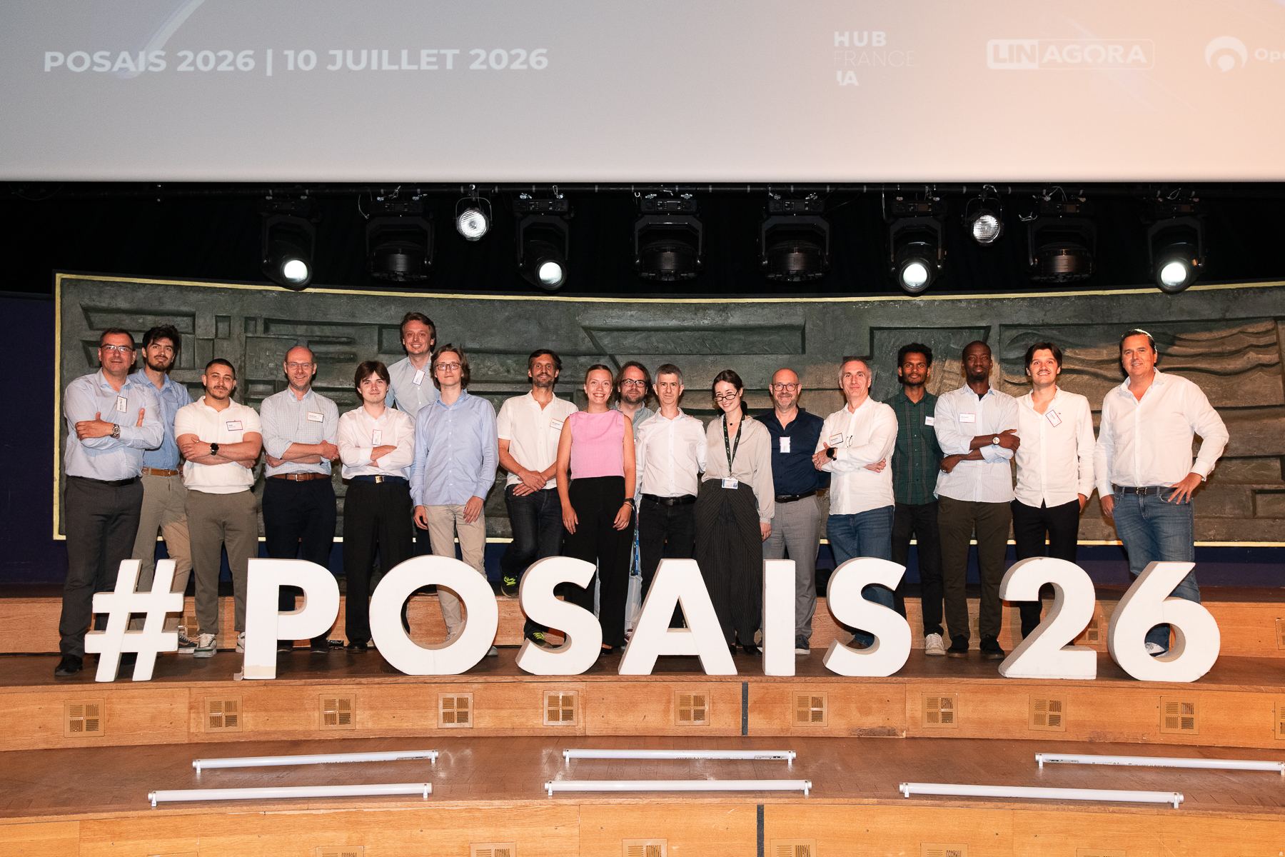 Studio 104 de la Maison de la Radio, 10 juillet 2026. Près de 300 bâtisseurs de l'IA Open Source européenne.
