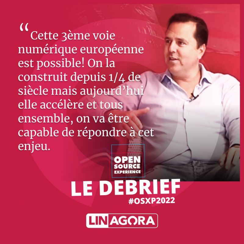 Retour sur le debrief Vidéo d'Open Source Experience par nos deux Co-fondateurs